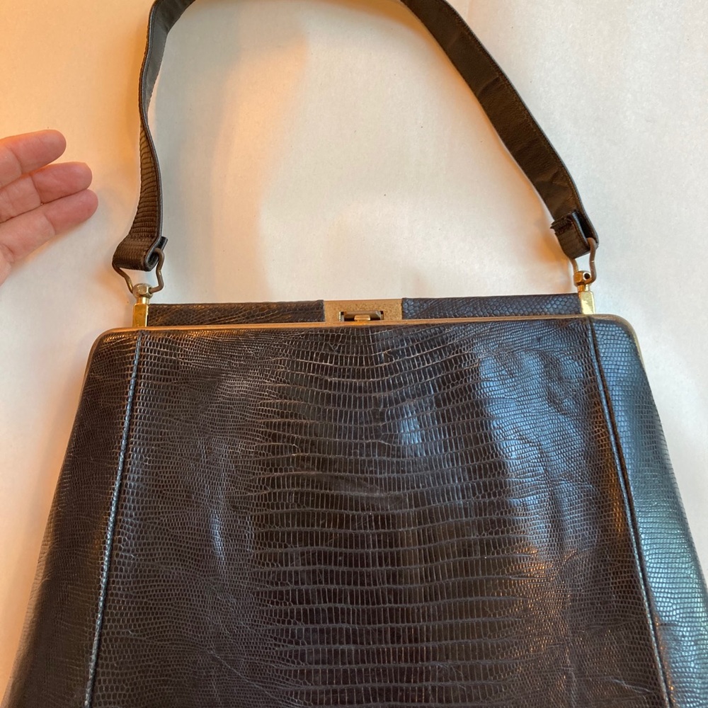 Vintage purse eel skin
